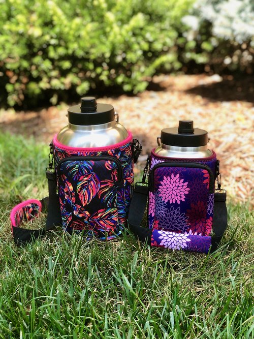Koverz One Gallon Jug Carrier, Compatible with Yeti & RTIC One Gallon Jugs - Tropics