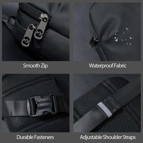 MAXTOP Small Sling Bag for Men Women Crossbody Chest Bags Water Resistant Fanny Pack Purse Phone Holder for Travel Sports Running Casual