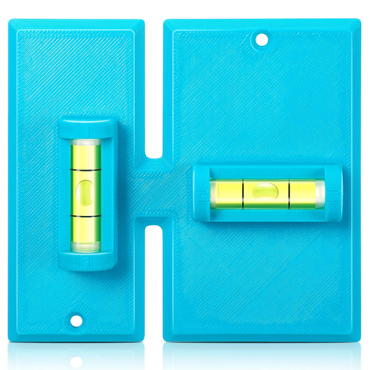 Labor Saving Devices for Old Work Box, Compatible with WTL-2 Electrical Cutter, Low Voltage Tools for 1 Gang/2 Gang Metal Boxes, Non Metallic Electrical Extender, Wall Outlet Template Built in Level