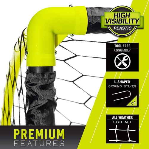 Franklin Sports Blackhawk Insta-Set Portable Soccer Goal - Easy Setup, 6' x 4' Size