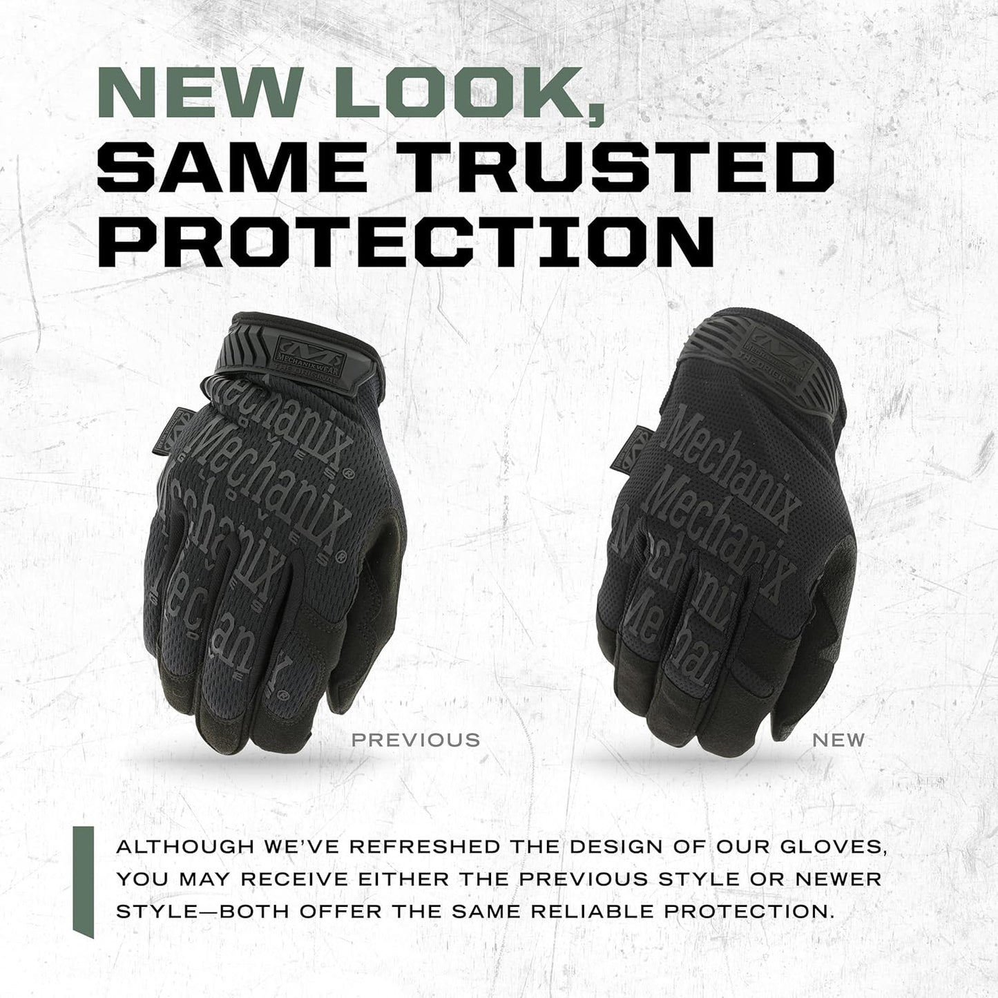 Mechanix Wear Original Tactical Gloves - High-Performance Anti-Slip Grip & Impact Resistant - Small | Covert Black