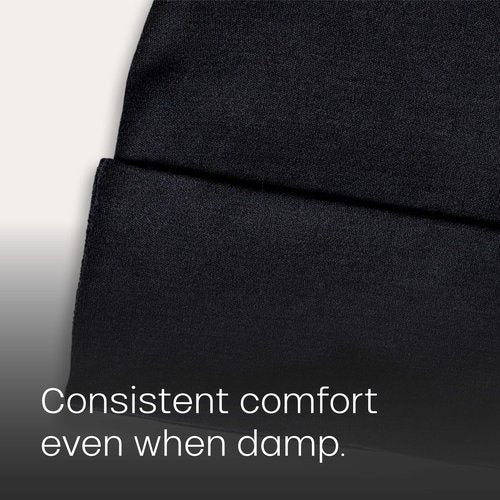 Janus Wool Norse Merino Wool Beanie, Developed for NATO, Military Grade Warm Watch Cap for Men & Women, Black