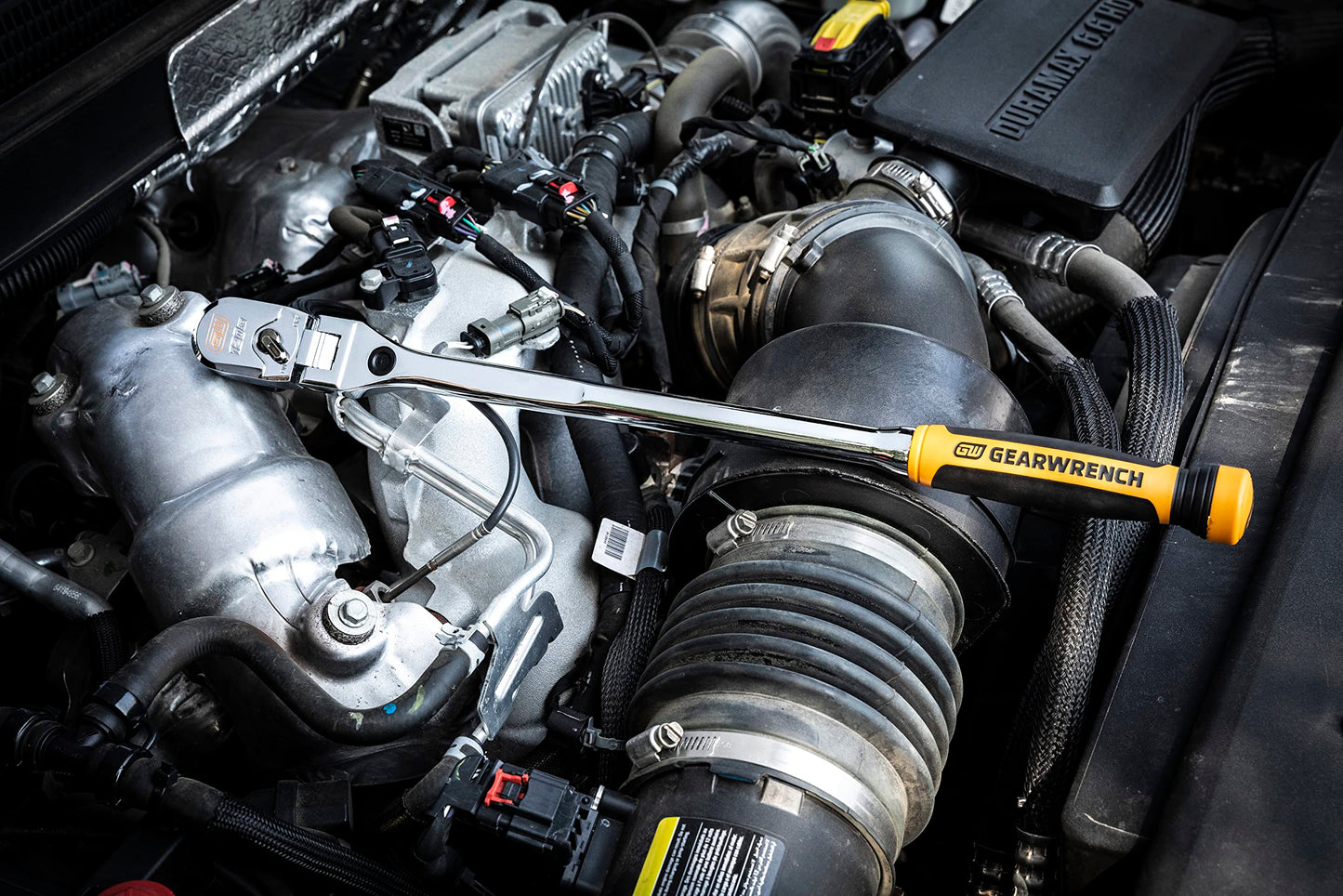 GEARWRENCH 1/2" Drive 120XP Locking Flex Head Ratchet with Cushion Grip - 81375