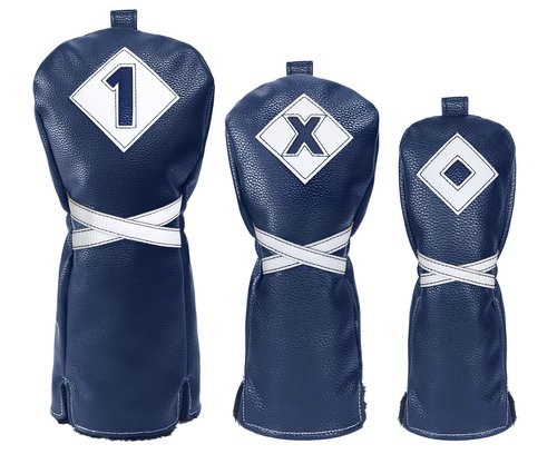 IZZO Golf Premium Fairway Headcover, Navy/White