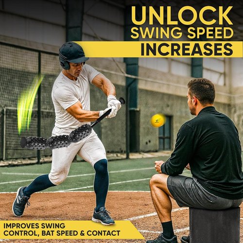 Aero Swing Baseball & Softball Trainer - Boost Bat Speed Up to 20+ MPH | Perfect Gift for Athletes