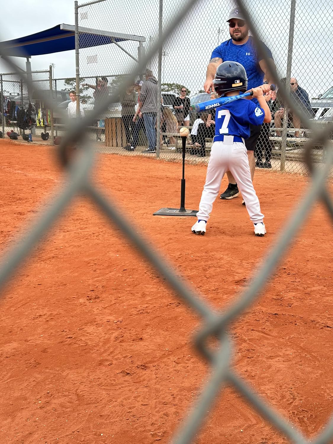 Tanner Jr. Batting Tee - Durable Youth T-Ball Stand with Easy Height Adjustments | Perfect for Kids & Toddlers