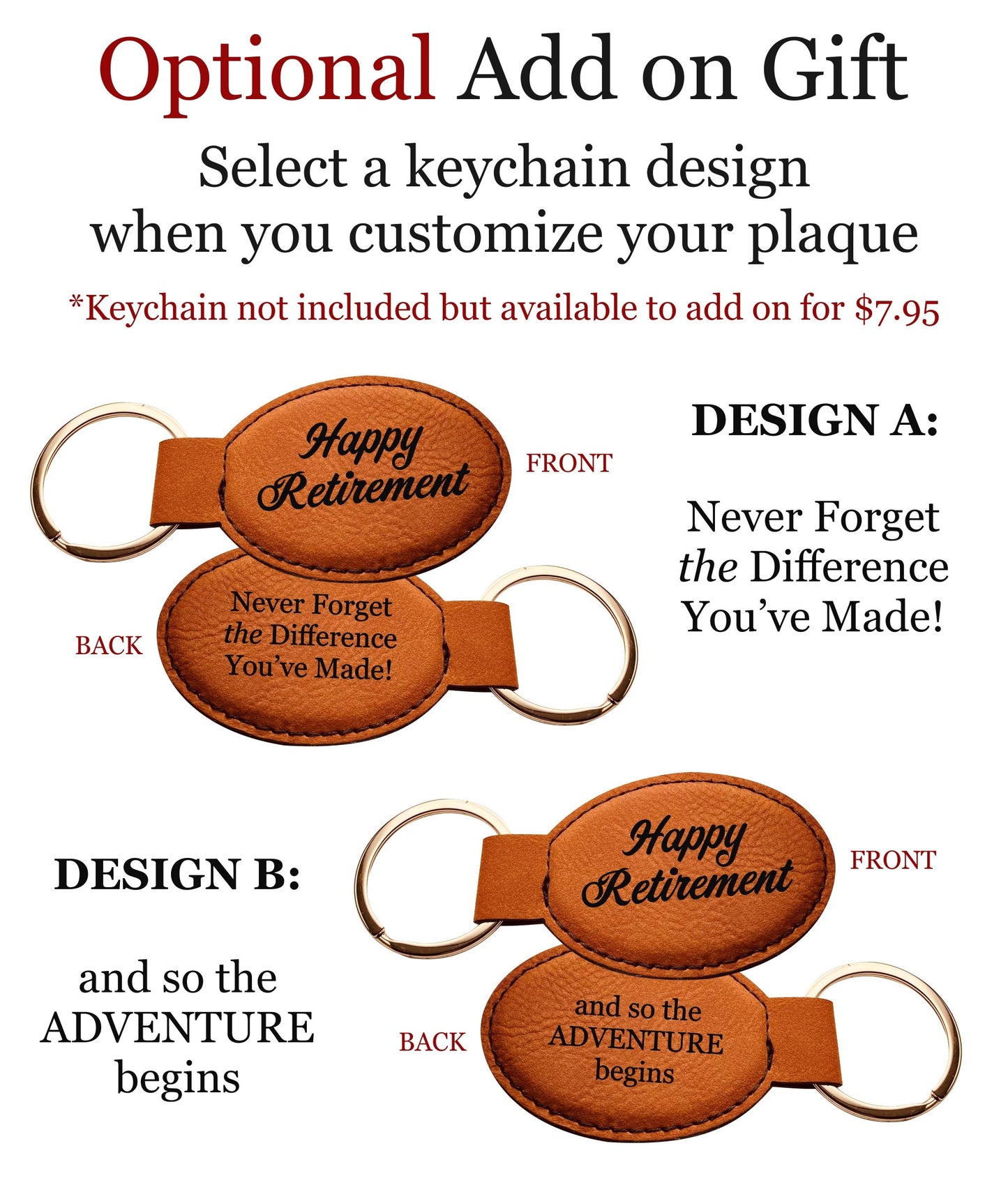 Customized Retirement Plaque 8x10 - Personalized Retirement Gift for Co-Worker, Employee, Boss, Friend, or Family - Recognition Award for Men and Women - Custom Engraved Appreciation Plaque for Retiree