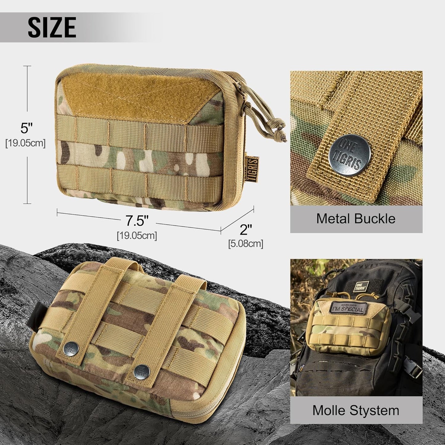 x 5" x 2