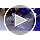 LED Earrings - Glowing Diamond Crown Studs - 1 Pair - Blue