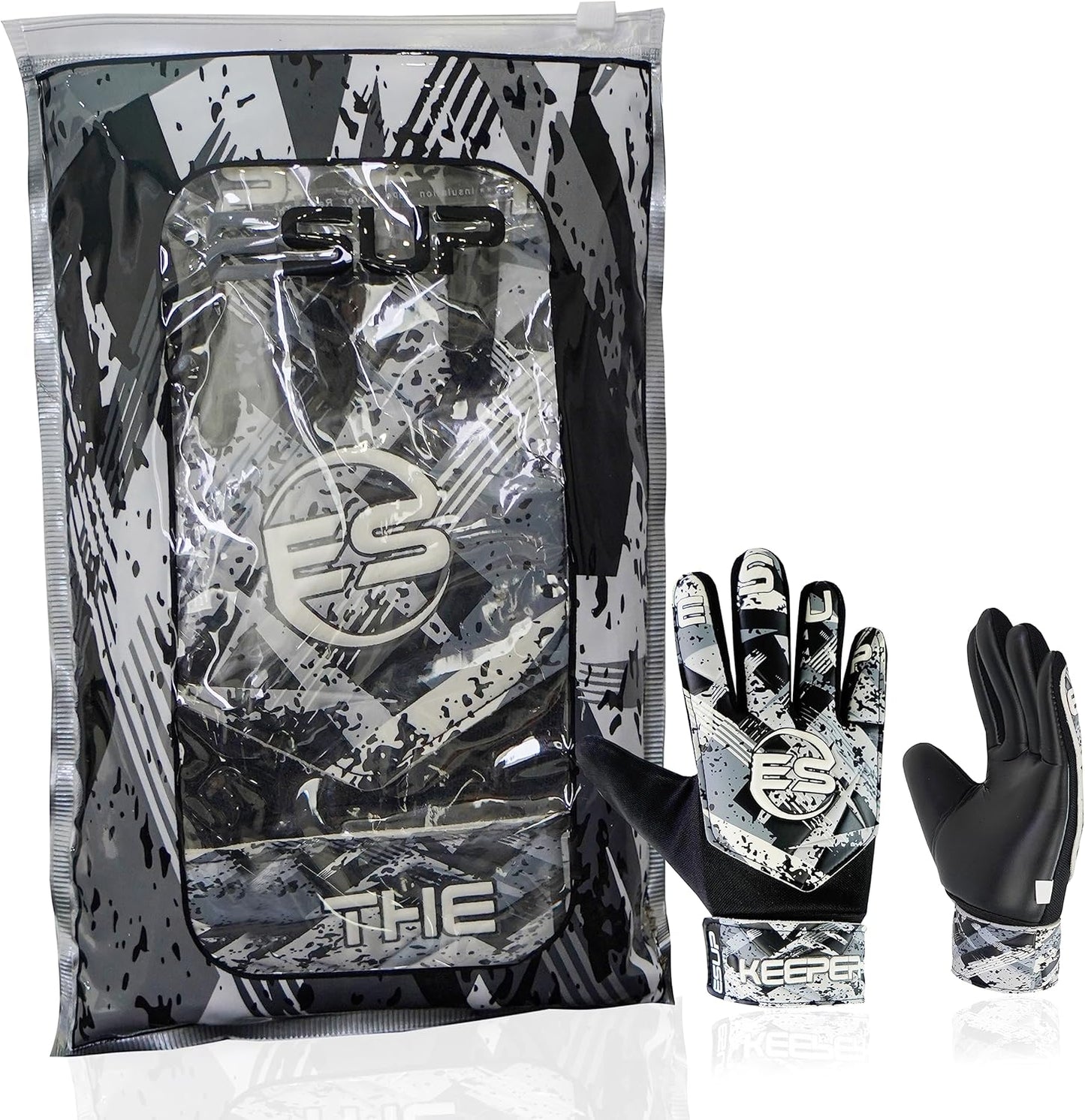 Regine Switzerland Soccer Goalie Gloves - Youth & Adult Football Keeper Gloves with Double Wrist Support & 4mm Anti-Slip Latex Palm