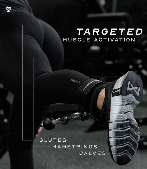 Gymreapers Ankle Straps - Adjustable Neoprene Leg Straps for Cable Machine Kickbacks & Glute Workouts