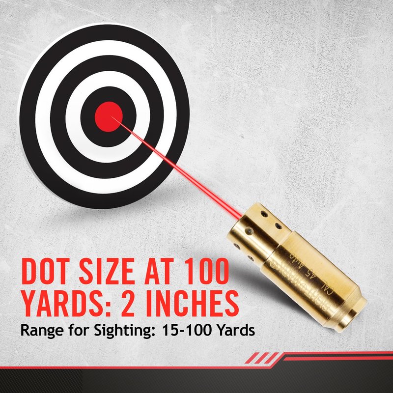 Sightmark .45 ACP Boresight with Red Laser