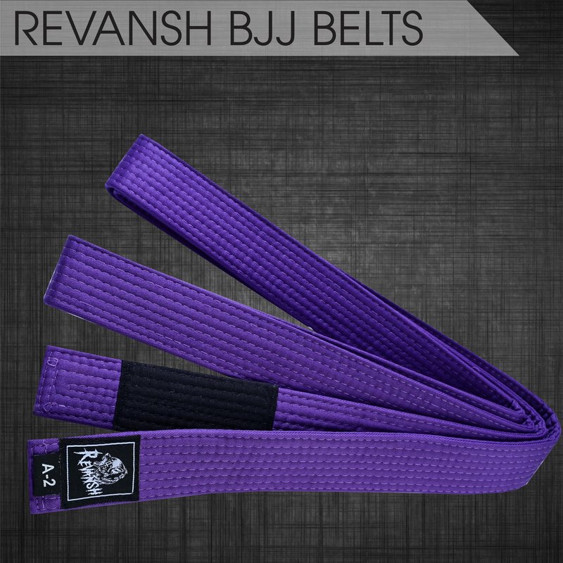 Fadi Sports Revansh Cotton-Polyester belt for Jiu Jitsu, Judo, Karate, and other martial arts. Suitable for kids and adults