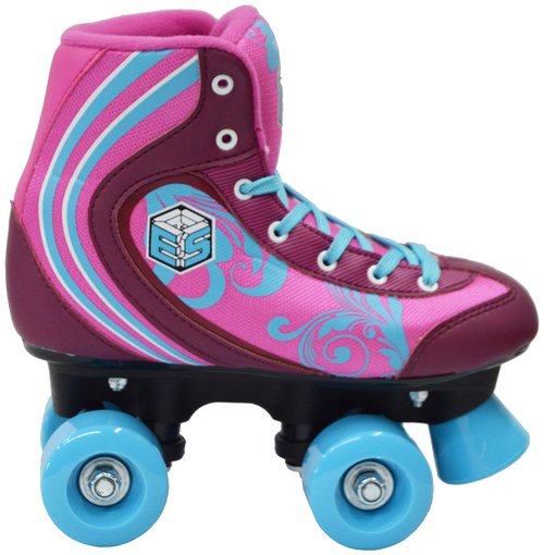 Epic Skates Cotton Candy Kids Quad Roller Skates, Youth 1 , Purple (CottCan01)