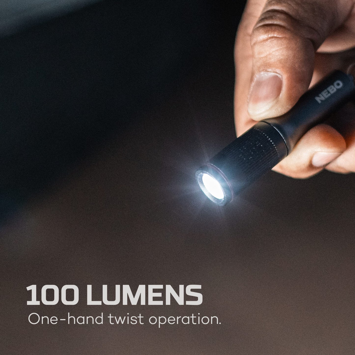 NEBO Columbo Keychain 100 Lumen LED Pen Light, Battery-Powered Mini Flashlight for Every Day Carry