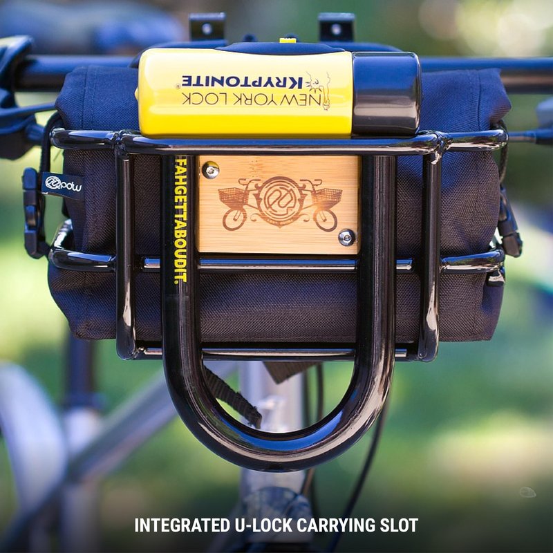 Portland Design Works Takeout Basket - Front Bicycle Attachment Accessories, Small Basket for Adult Bikes, Basket Only