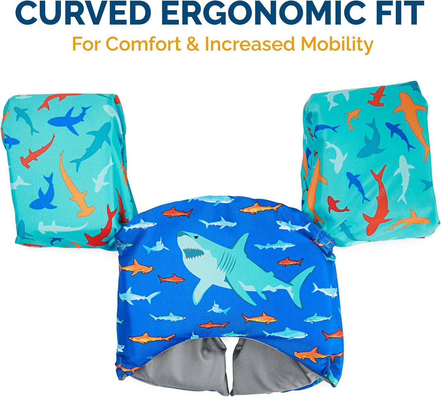 SwimWays Swim Trainer - US Coast Guard Approved Kids Swim Vest for Safety & Comfort