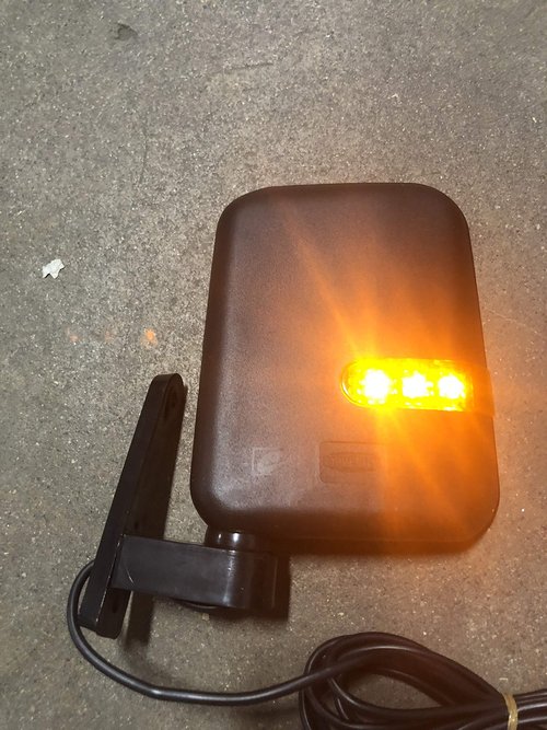 Maverick Advantage Universal Golf Cart LED Side View Mirrors w/Integrated Turn Signals