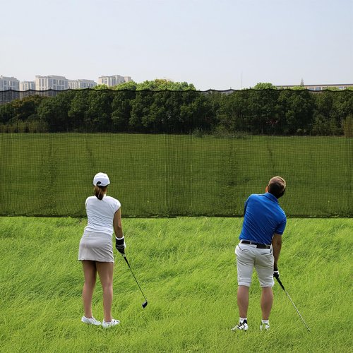 Golf Net, 12X12ft Golf Practice Net Sports Practice Barrier for Baseball, Hockey, Soccer, Netting for Garage, Backyard, Golf Hitting Net for Indoor Outdoor Sports Netting