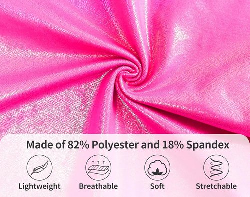 Domusgo Gymnastics Leotards - Sparkly One-Piece Sleeveless Tumbling Unitards for Girls
