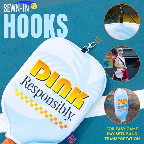 Roo Pickleball Paddle Cover - Blend of Style and Protection | Neoprene Paddle Covers | Pickleball Accessories