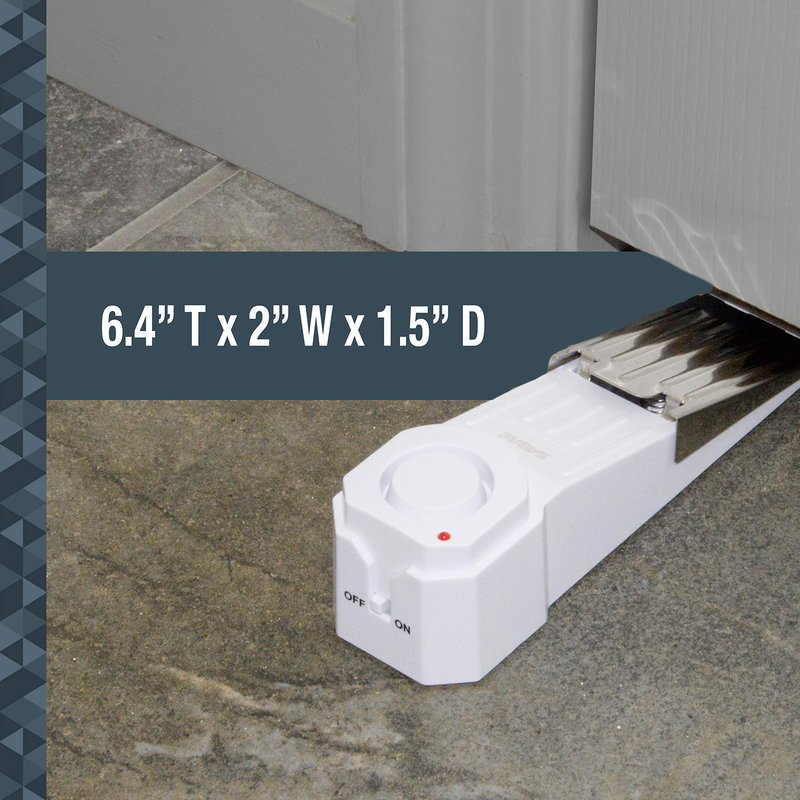 SABRE Home and Away Campus Safety Kit with Pepper Gel and Door Stop Alarm, 25 Bursts, 12-Feet (4-Meter) Range, Gel is Safer, 120dB Siren, Audible up to 1,000-Feet (300-Meters)