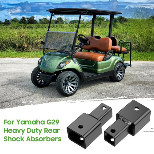 10L0L Golf Cart Shock Extenders - Heavy Duty Rear Shock Extension for Yamaha G29 JR6-F2210-00 (JR6-F2210 Adapter)