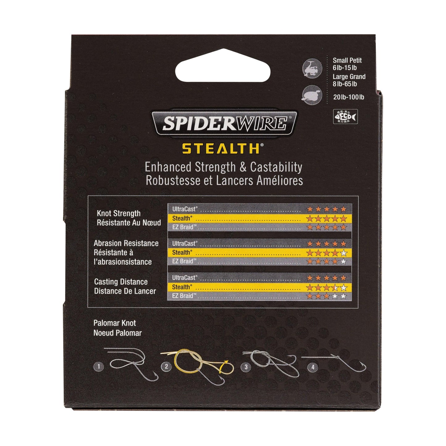 SpiderWire Stealth® Superline, Moss Green, 65lb | 29.4kg, 300yd | 274m Braided Fishing Line, Suitable for Freshwater and Saltwater Environments