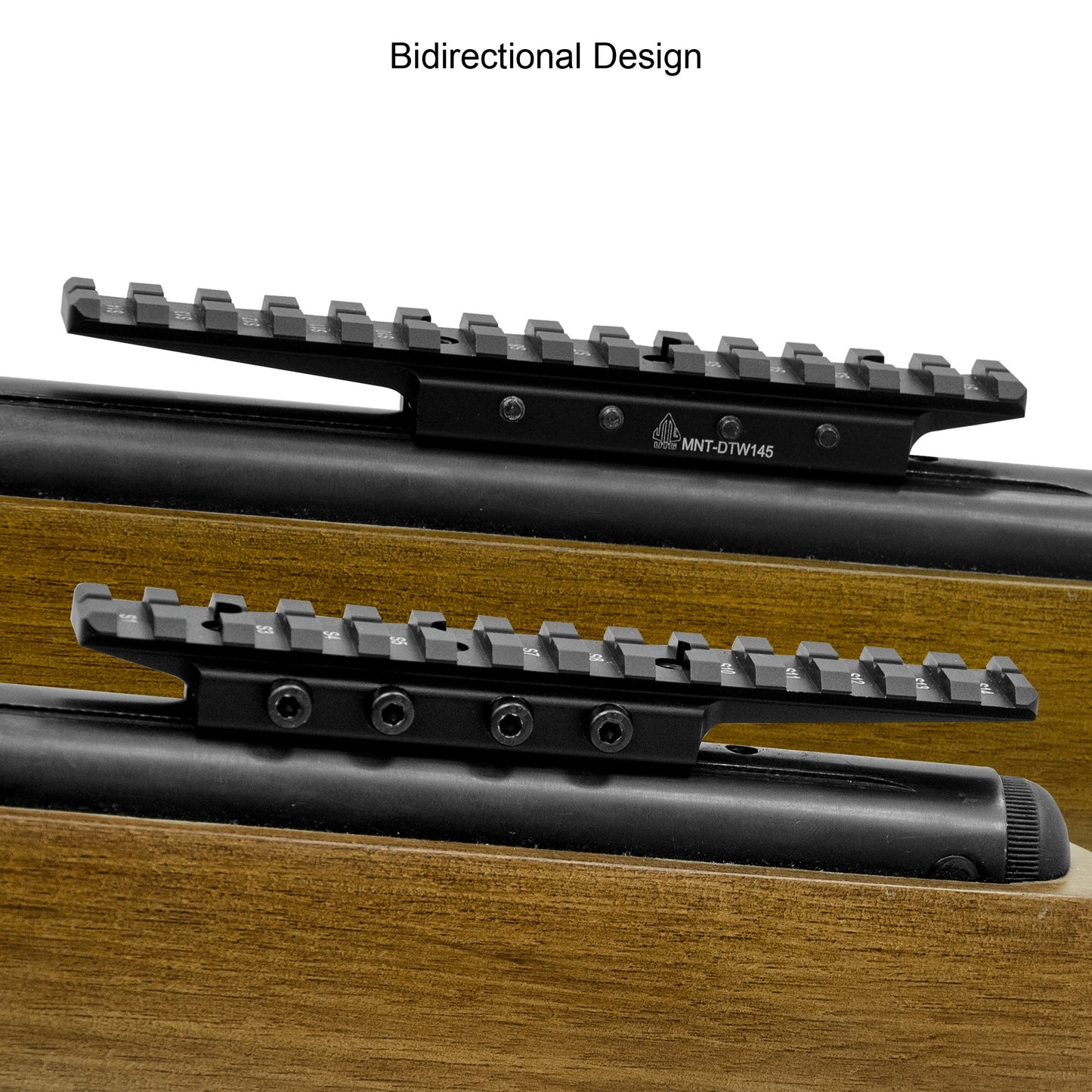 Leapers MNT-DTW145 Inc., Dovetail to Picatinny Rail Adaptor, Black