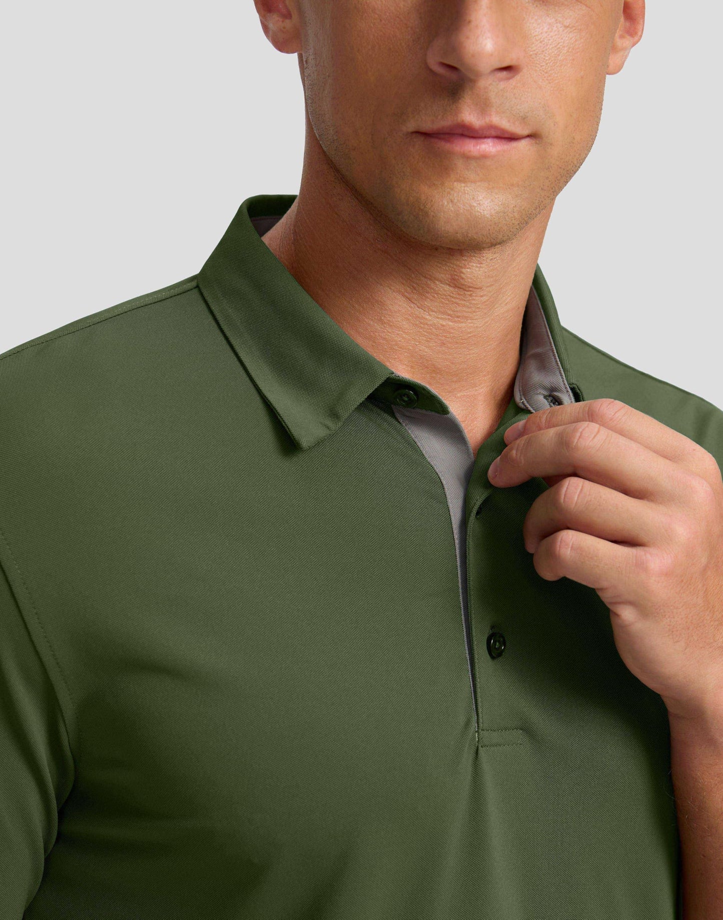 Men's Golf Shirts Dry Fit Moisture Wicking Performance Short Sleeve Collared Polo Shirts for Casual Athletic Business (Dark Green, 4XL)