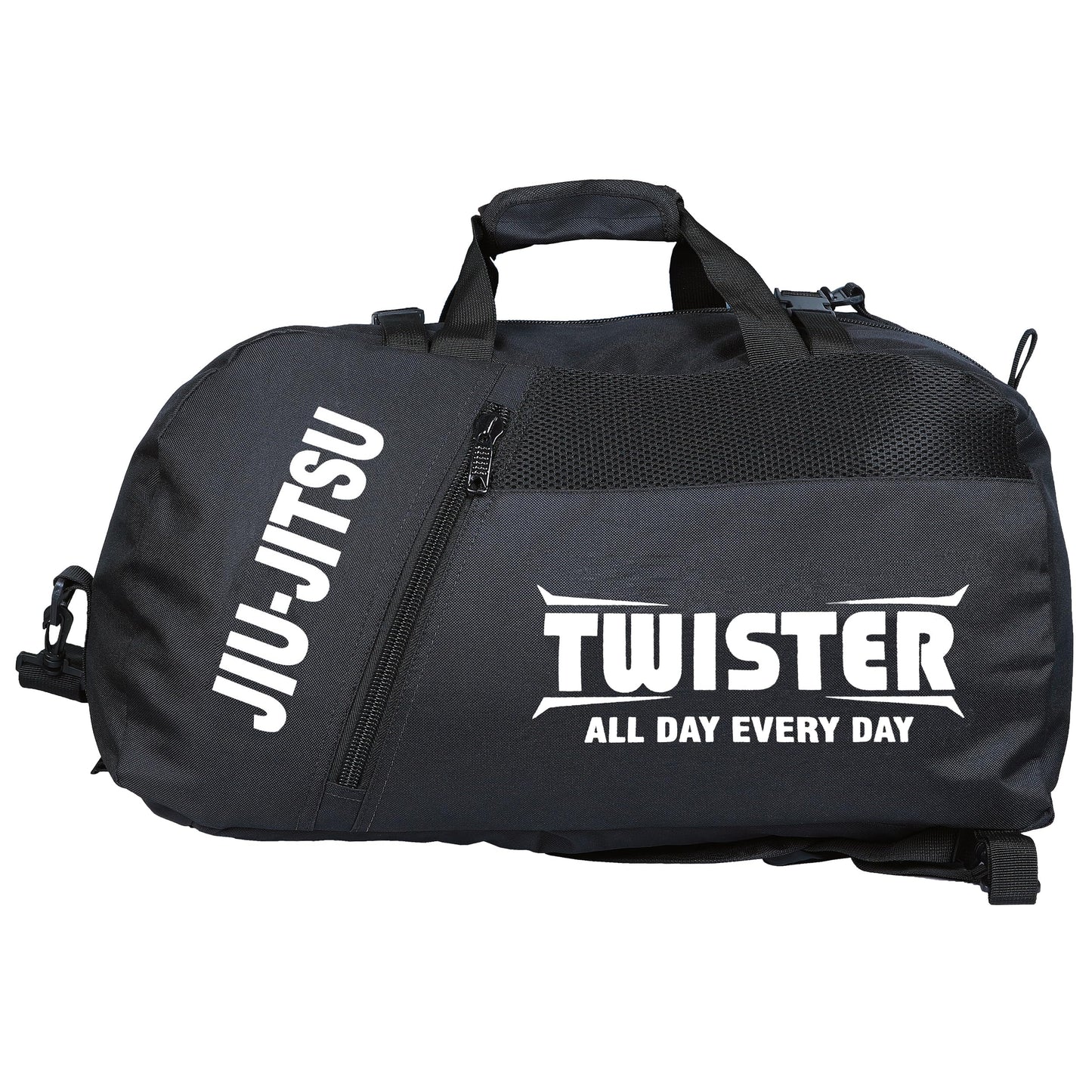 Jiu Jitsu Backpack | BJJ Bag Sports Duffel Bag (JIU JITSU BLACK)