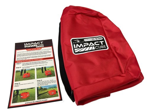 Impact Bag for Golf Training – Impact Cube with Ballistic Nylon, Reinforced Seams & 4 Angled Sides for Wedges, Irons & Drivers – Built to Take a Beating & Deliver Consistent Feedback