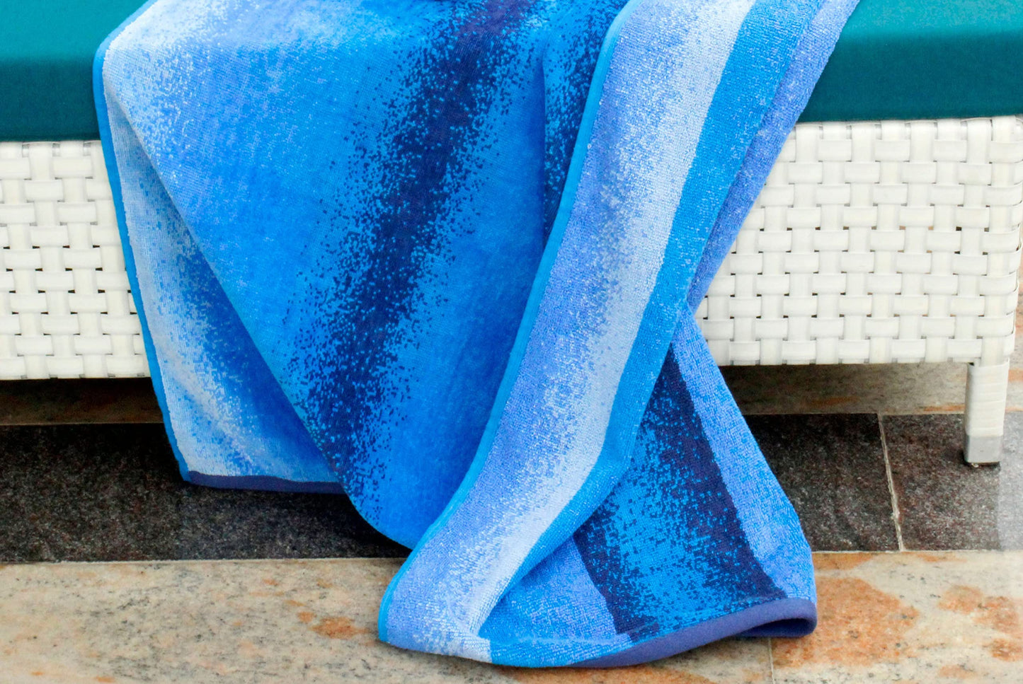 COTTON CRAFT Extra Wide Beach Towel for Two - Oversized 58x68