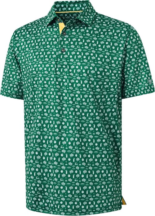 M MAELREG Men's Golf Shirt - Moisture-Wicking Performance Polo | Short Sleeve Casual Fit