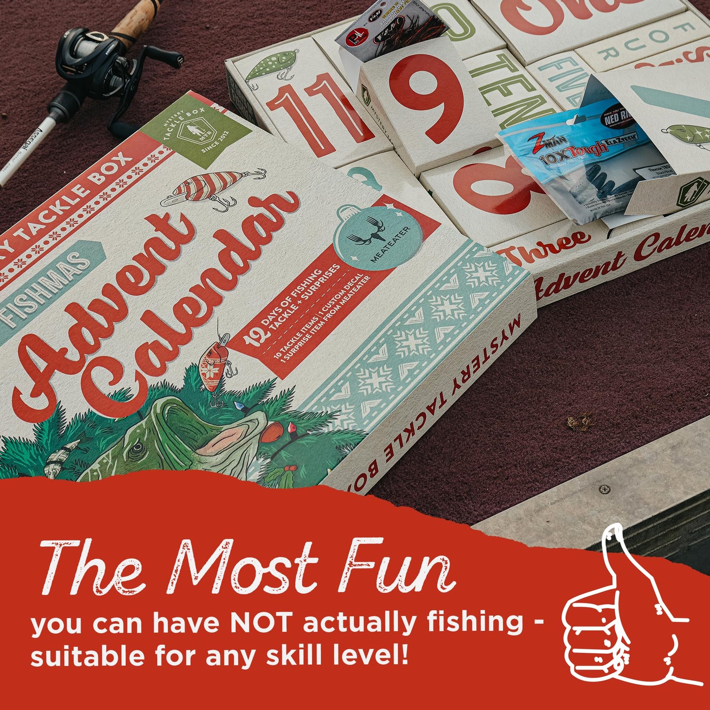 Catch Co Mystery Tackle Box 12 Days of Fishmas Advent Calendar