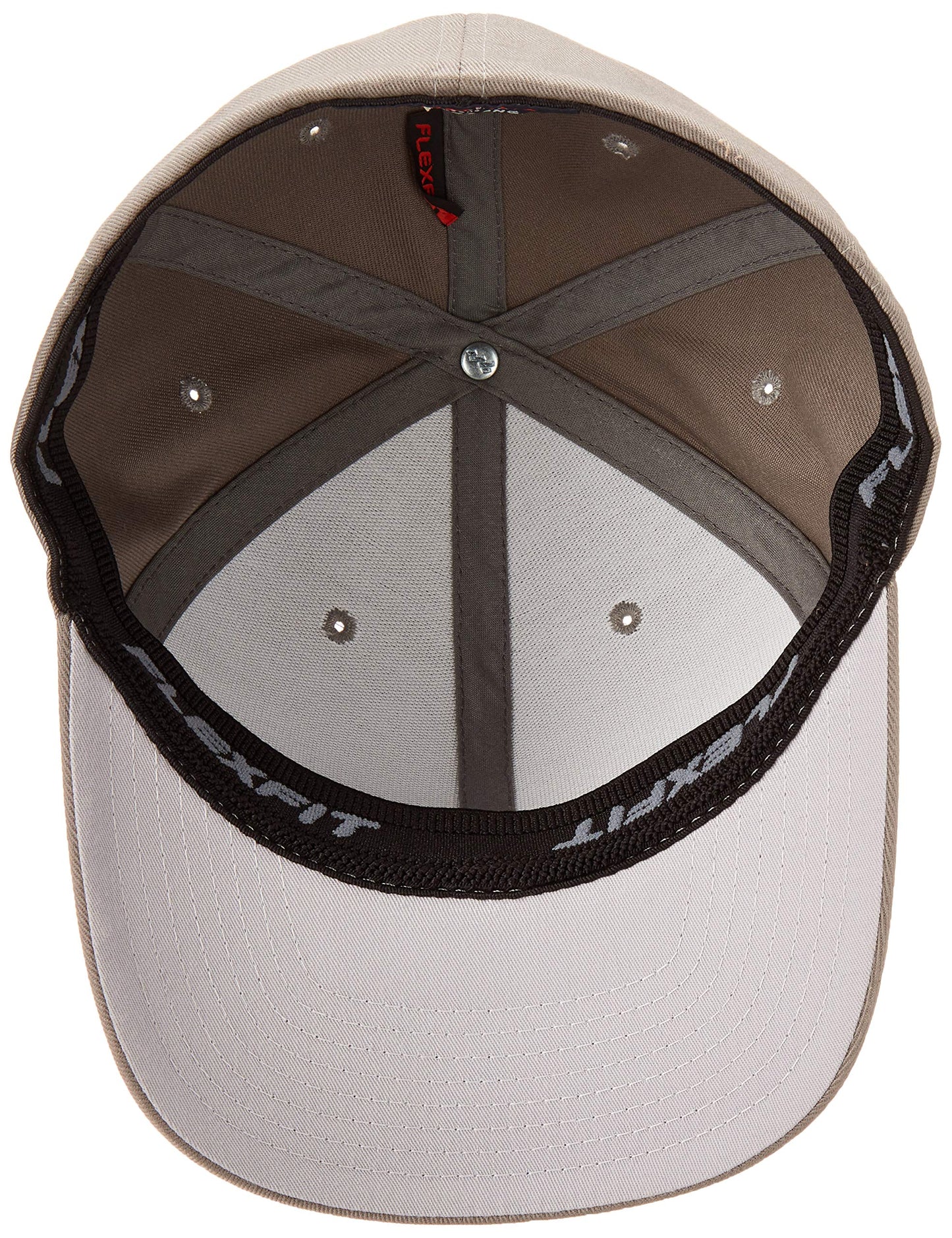 Flexfit Men's Athletic Baseball Fitted Cap, Gray, Large-X-Large
