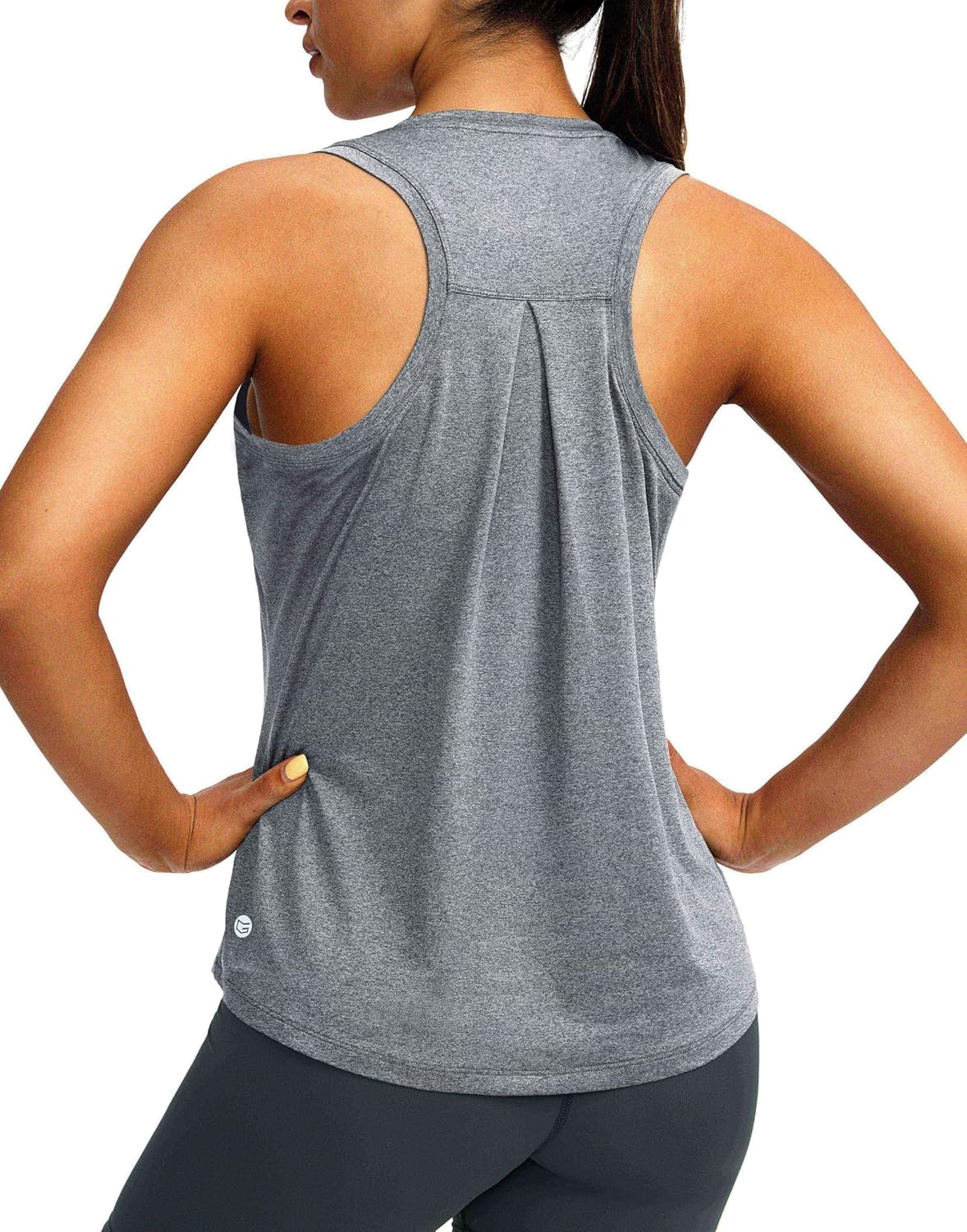 Skiennix Women's Athletic Tank Tops - Sleeveless Racerback Yoga & Running Shirts | Loose Fit