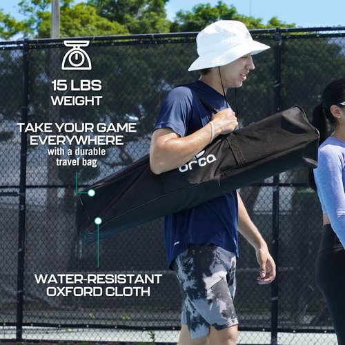 Orca Pickleball 22-ft Net Full Court Set