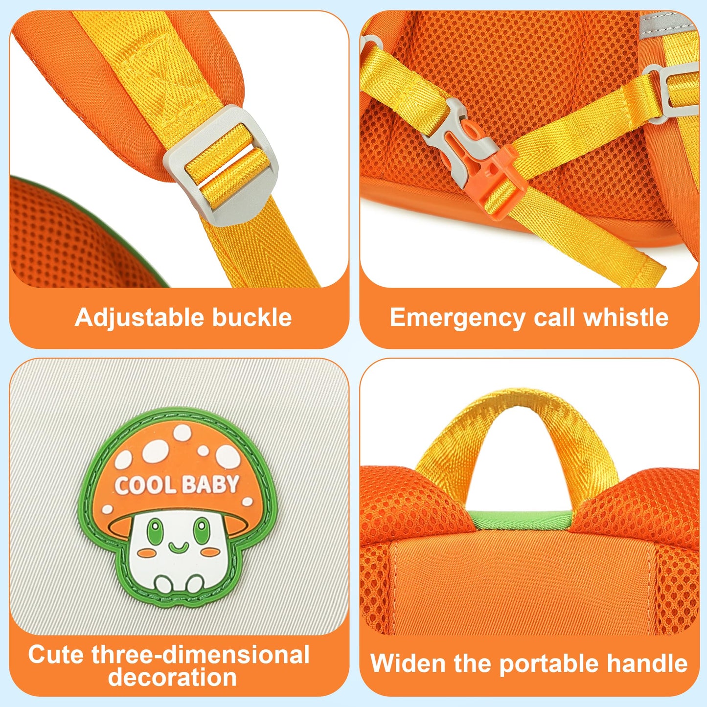 I IHAYNER Preschool Backpack for Girls Boys 2-6 Gift Kindergarten Cute Toddler Backpack Mini Animal Cartoon Schoolbag for Kids (Tiger)
