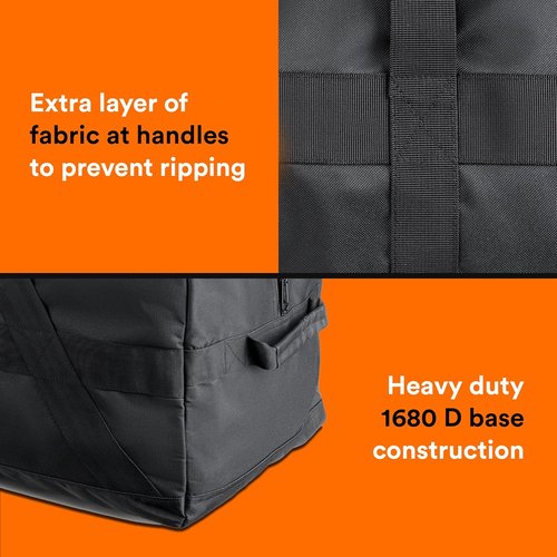 Fitdom 106L Heavy Duty Extra Large Duffle Bag - Durable, Water Resistant, Perfect for Camping & Sports Equipment