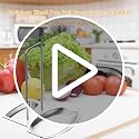 Stainless Steel Pan Lid Holder & Spoon Rest Organizer