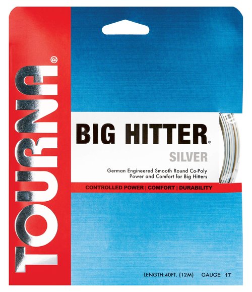 Tourna Big Hitter Silver, 17-Guage Tennis String