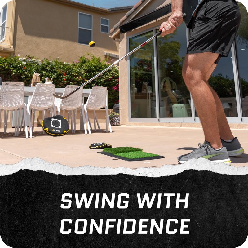 SKLZ Bunker Caddie Golf Training Aid: Perfect Your Bunker Shots with Precision & Style, 3 Discs Included
