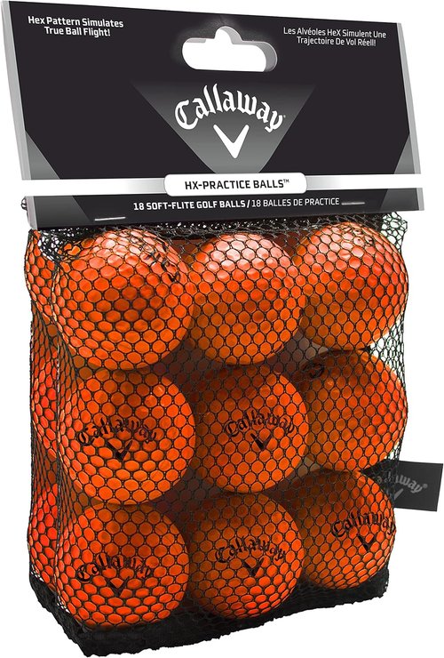 Callaway HX Soft Flight Golf Balls - Durable Foam Design for Practice | Ideal for All Skill Levels
