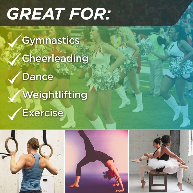 BraceAbility Cheer Wrist Brace | Gymnastics, Cheerleading & Tumbling Support Guard Wrap for Girl & Boy Gymnasts or Cheerleaders (One Size Fits Most)