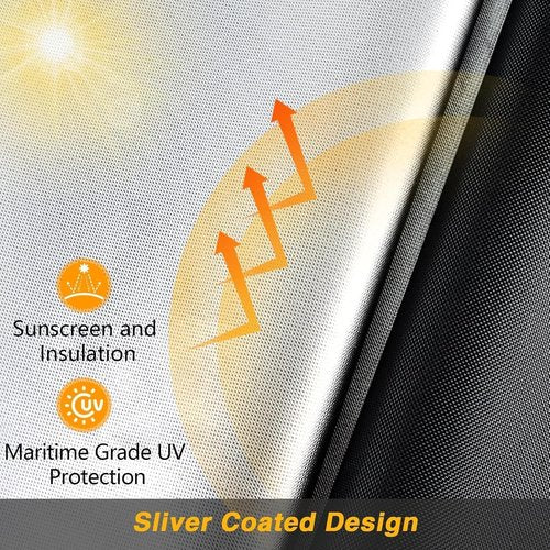 EVERBUL Bike Cover - Outdoor Waterproof Bicycle Cover for 2 or 3 Bikes | 87'' L x 47'' W x 47'' H, Heavy Duty 420D Fabric, UV & Dust Protection