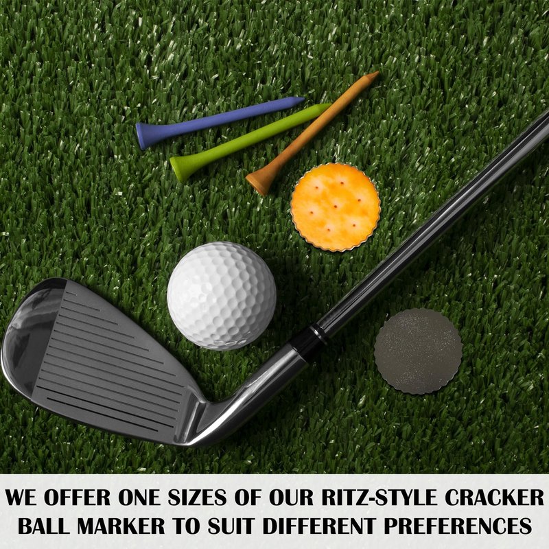Tharos Distribution Cracker Golf Ball Marker Crack Up on the Green! Metal Fully Magmetic Funny Cracker Golf Ball Marker - 1.6 inch Diameter