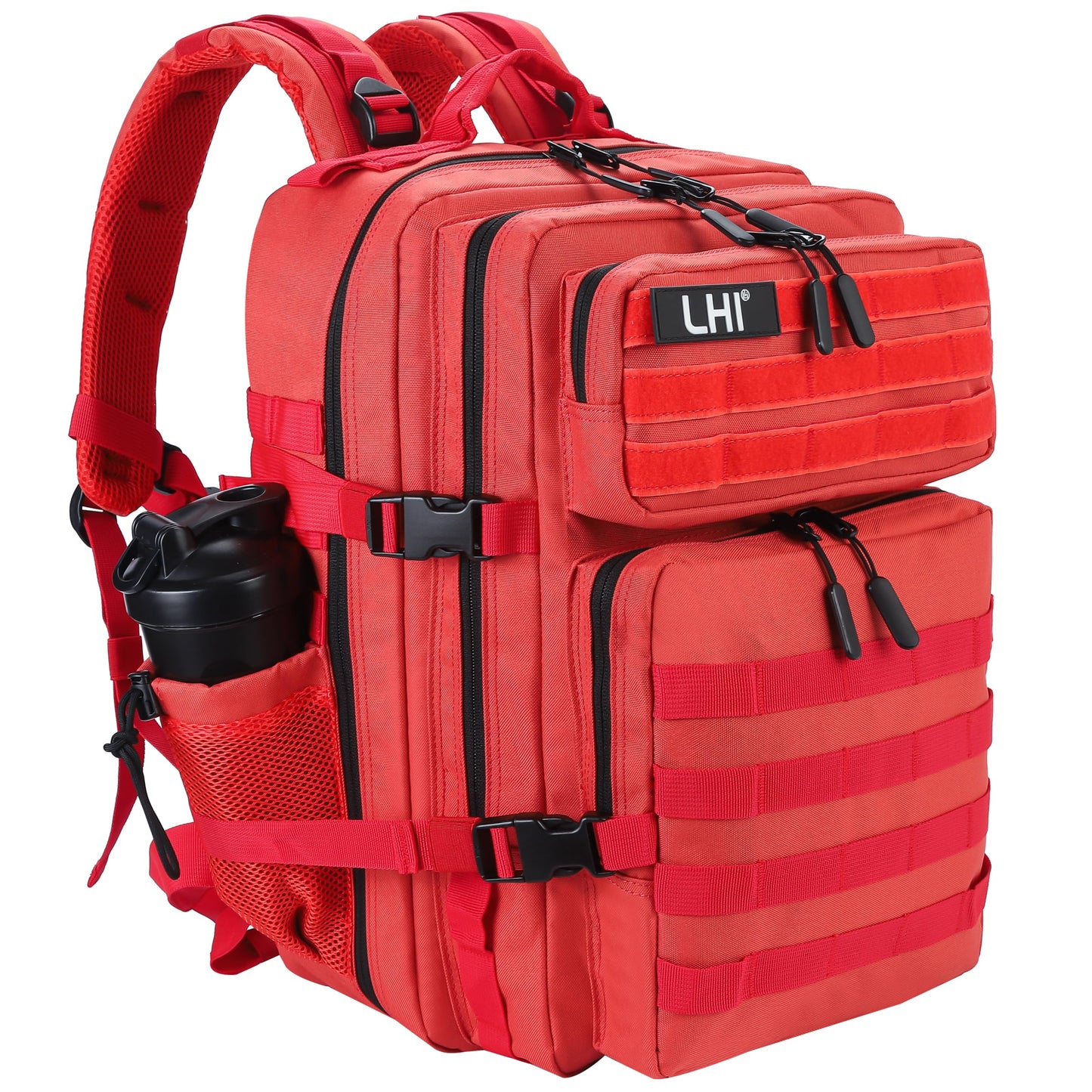 LHI Military Tactical Backpack for Men and Women 45L Army 3 Days Assault Pack Bag Large Rucksack with Molle System
