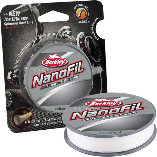 Berkley NanoFil Fishing Line - 8 Pound Test, 150 Yards, Clear Mist for Superior Strength