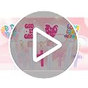 Pink Straw Toppers Set - Silicone Covers with Cross Charms for Stanley Tumblers